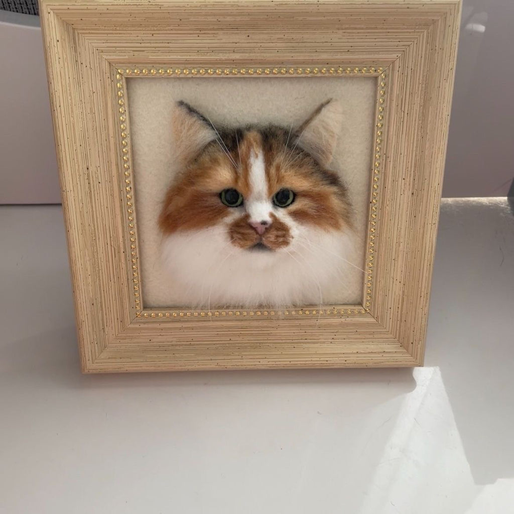 3D Custom Wool Felt Pet Portrait