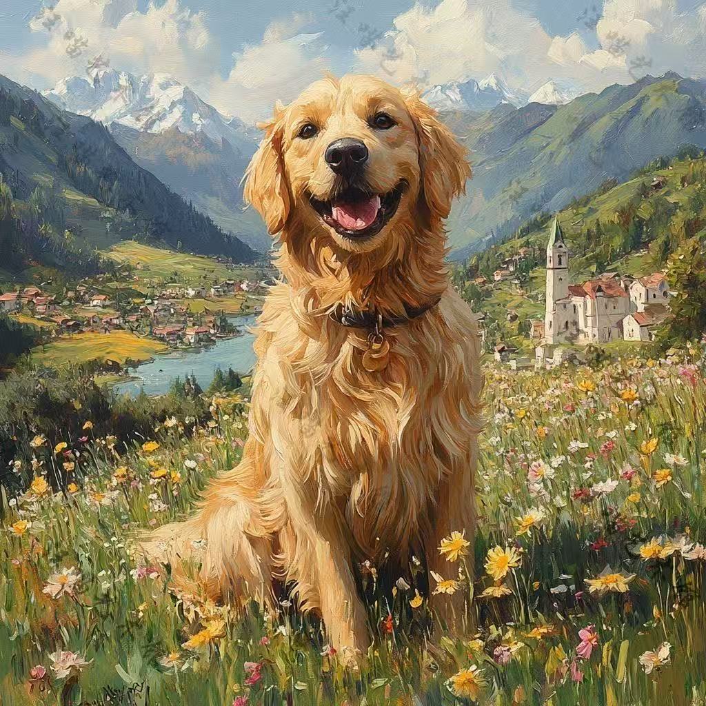 Custom oil paintings for pets
