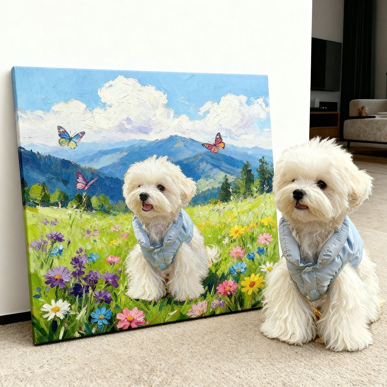 Custom oil paintings for pets