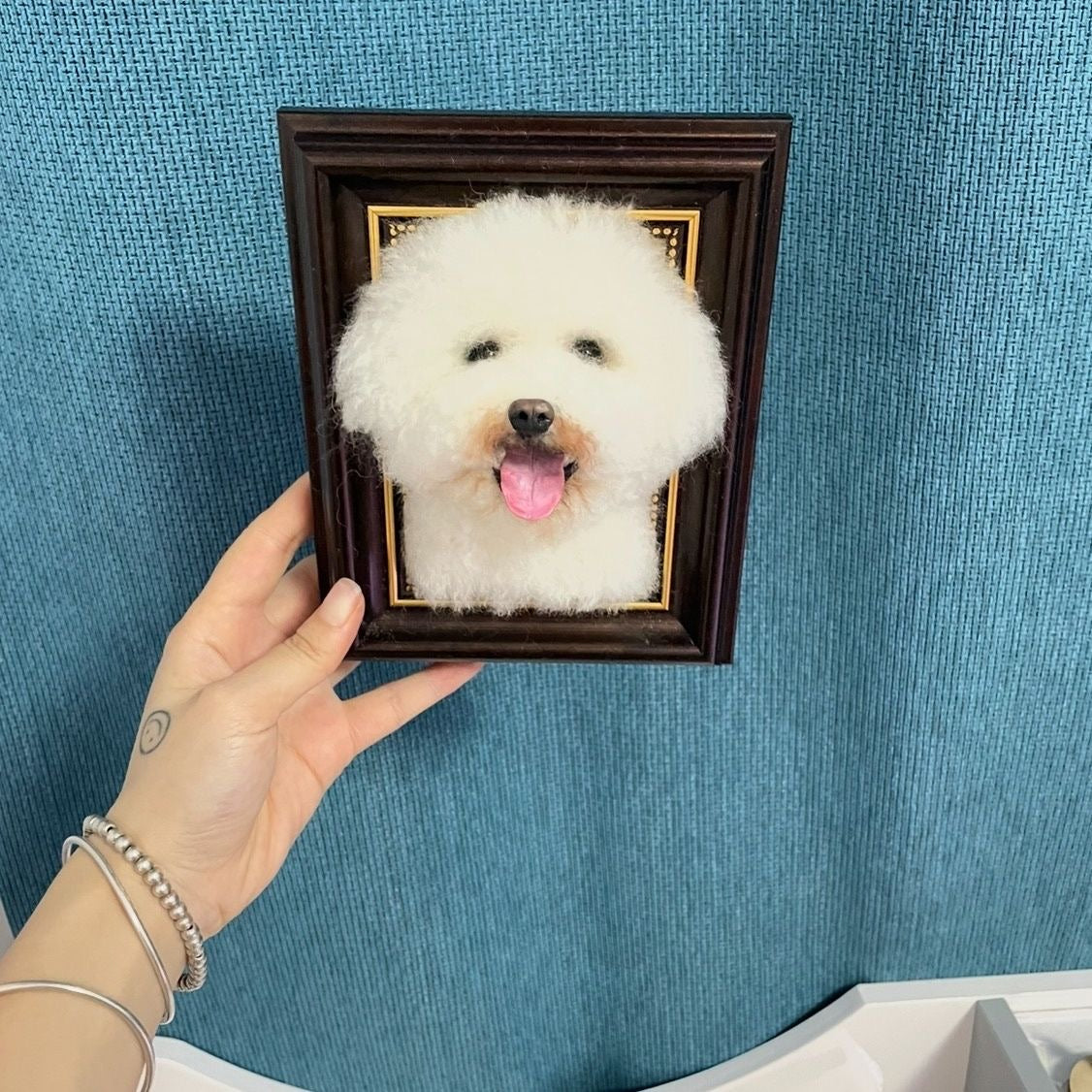 3D Custom Wool Felt Pet Portrait